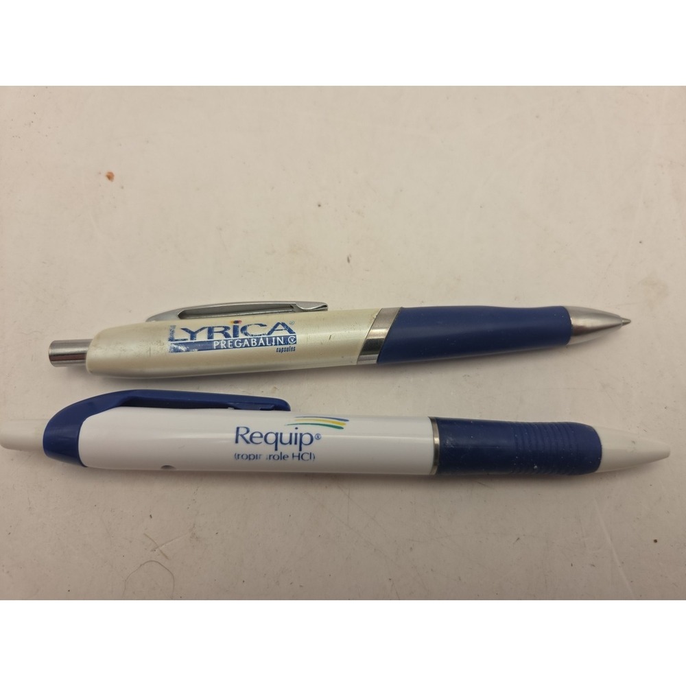 Lyrica Requip PENS Drug Rep Pharmaceutical Promo Medical Advertising See Notes